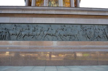 Berlin Victory Column monument in Tiergarten park clipart