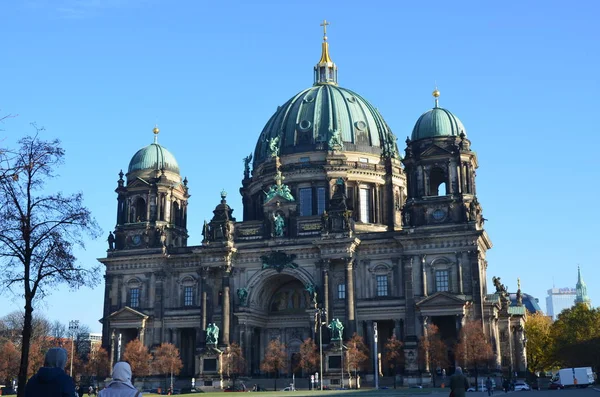 Berlin Cathedral Church Berliner Dom Berlin Germany — стоковое фото