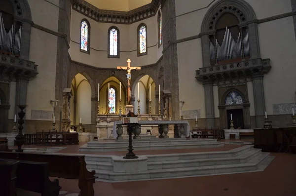 Внутри Собора Флоренции Католический Собор Санта Мария Дель Фьоре — стоковое фото