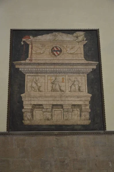 Uvnitř Dómu Florencii Katedrála Santa Maria Del Fiore — Stock fotografie