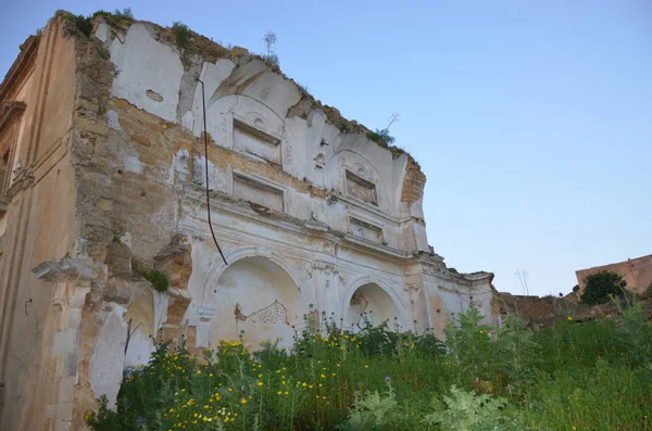 Santa Margherita Del Belice Eski Kalıntıları Sicilya — Stok fotoğraf