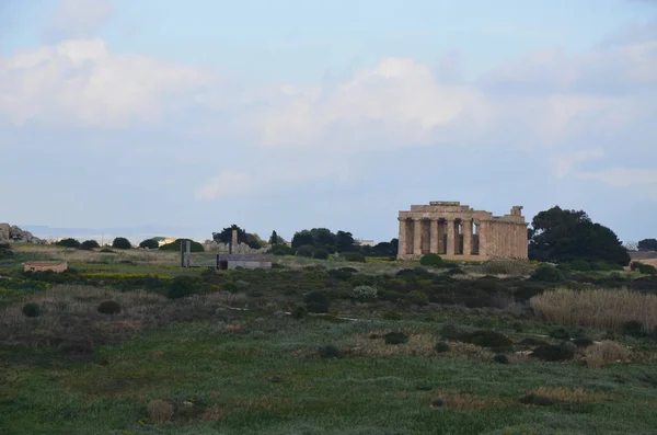 Археологічний Парк Selinunte Сицилія Італія — стокове фото