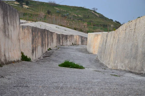 Gibellina, Italy - Cretto di Burri, concrete work of art in western Sicily