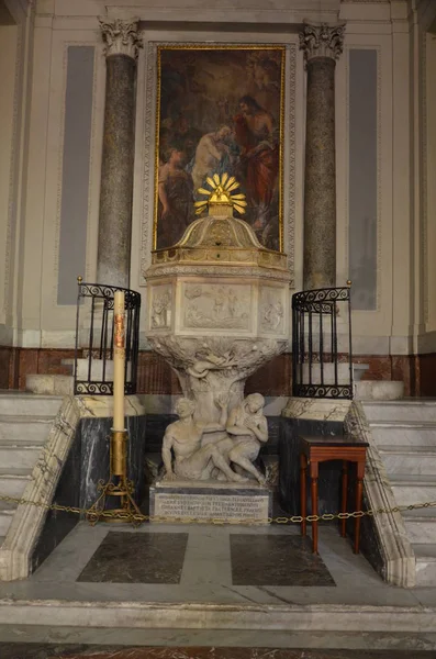 Palermo Sicily 2016 Interior Cathedral — Stock Photo, Image