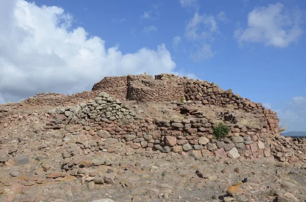 Seruci Sardunya Antik Nuraghe — Stok fotoğraf