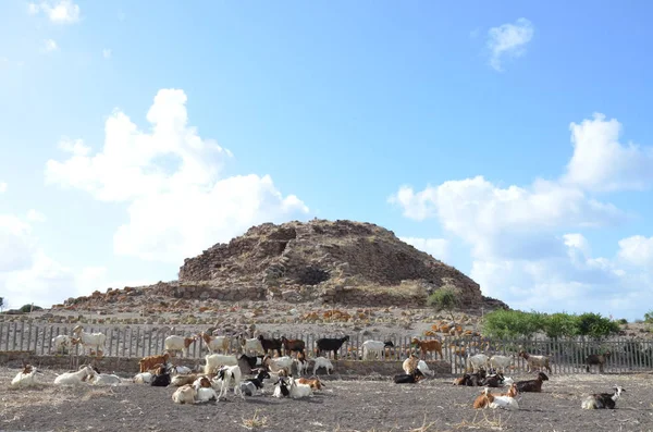 Starożytny Nuraghe Seruci Sardynia — Zdjęcie stockowe