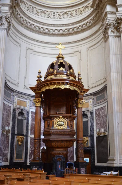 Catedral Interior Berlín Berliner Dom — Foto de Stock