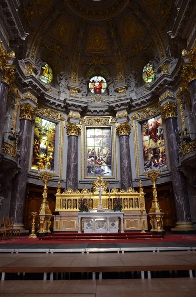 Catedral Interior Berlín Berliner Dom —  Fotos de Stock