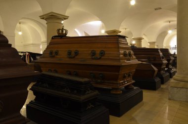 Berlin, Almanya - Berlin Katedrali'nde Hohenzollern Crypt