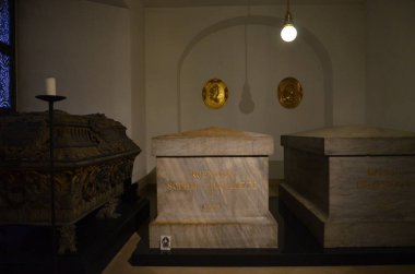Berlin, Almanya - Berlin Katedrali'nde Hohenzollern Crypt