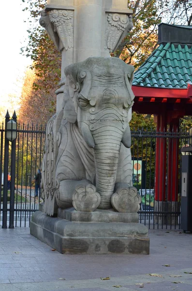 Berlin zoo entrance gate germany