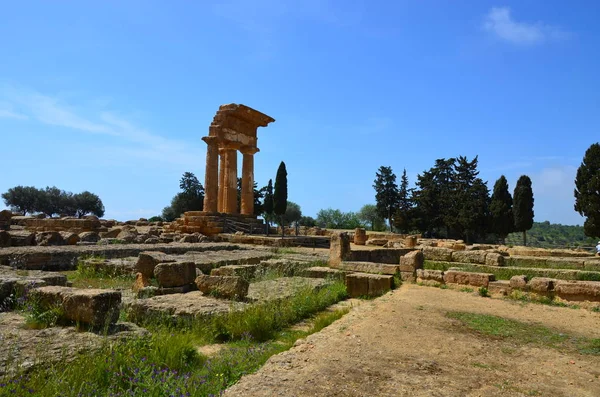 Templo Dioscuri Agrigento — Fotografia de Stock