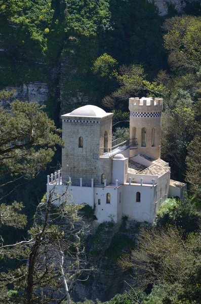 Castillo Medieval Erice Italia —  Fotos de Stock