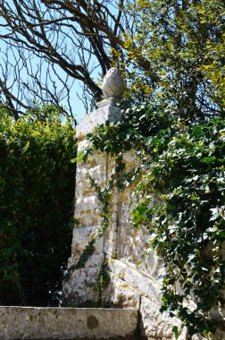 eski sokaklar eski İtalyan tarzı. Erice, Sicilya, İtalya