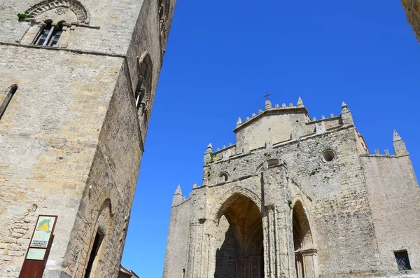 Catedral Medieval Erice Sicilia —  Fotos de Stock