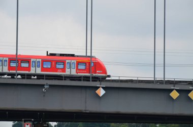 Frankfurt Main, Almanya-Frankfurt 'ta elektrikli lokomotif