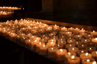 Erfurt Almanya'da katedralde