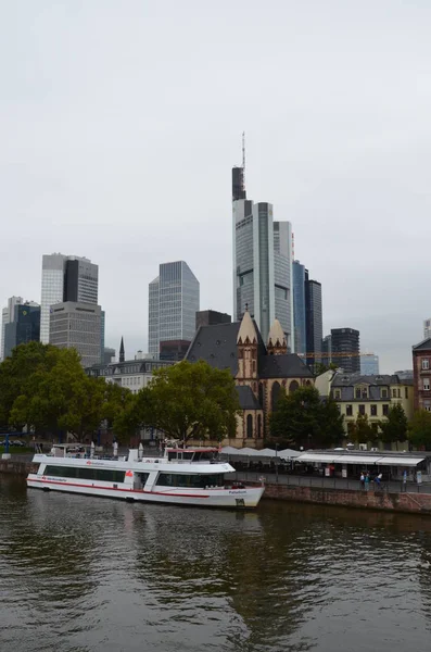 Financial District Frankfurt Main — Stock Photo, Image