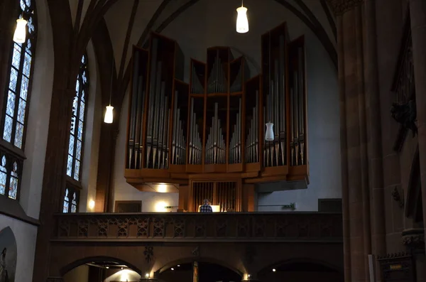 Die Dreiknigskirche Frankfurt Main Hessen — Stockfoto