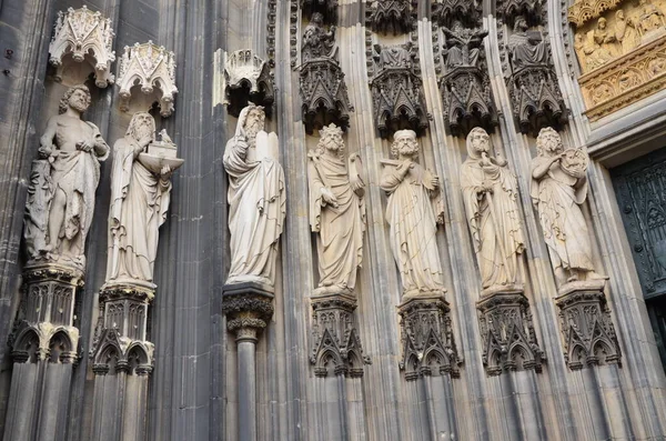 Catedral Colonia Patrimonio Humanidad Una Catedral Gótica Católica Colonia —  Fotos de Stock