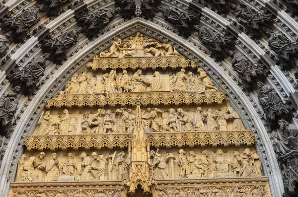 Kölnkatedralen Världsarv Romersk Katolsk Gotisk Katedral Köln — Stockfoto