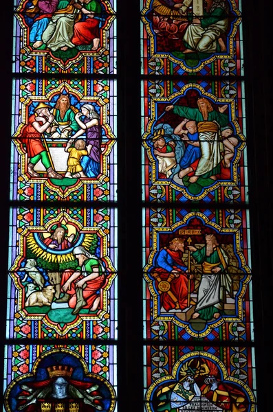 来自科隆大教堂 圣彼得大教堂 的玻璃器皿 — 图库照片