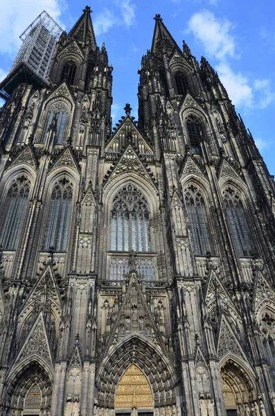 Kölner Dom Welterbe Ein Römisch Katholisch Gotischer Dom Köln — Stockfoto