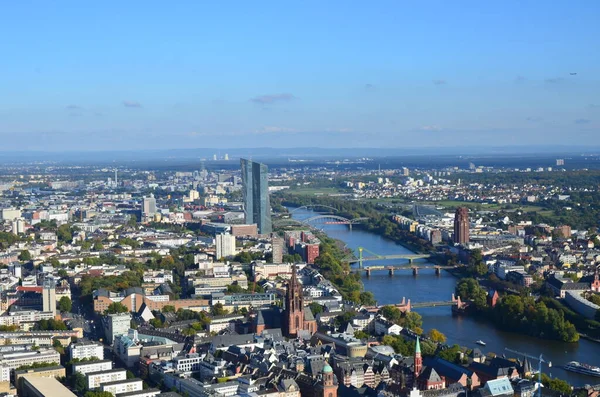 Vista Desde Torre Principal Frankfurt Main Alemania — Foto de Stock