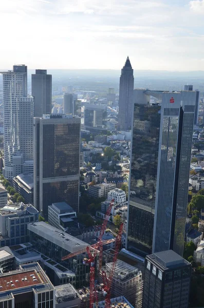 Rascacielos Frankfurt Main Alemania —  Fotos de Stock