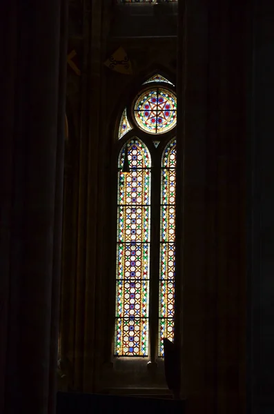 Wnętrze Kościoła Elżbiety Marburgu — Zdjęcie stockowe