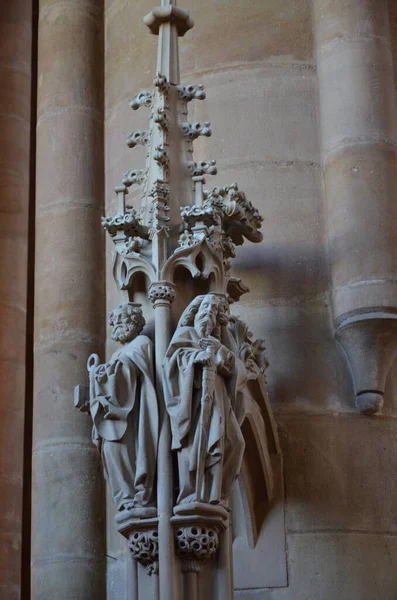 Innenansicht Der Elisabethkirche Marburg — Stockfoto