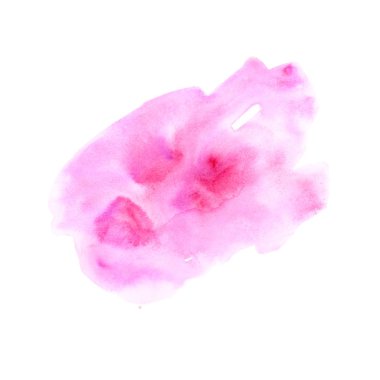 Beyaz bir arka plan üzerinde izole suluboya doku.