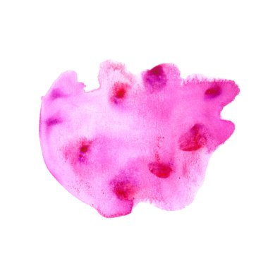 Beyaz bir arka plan üzerinde izole suluboya doku.