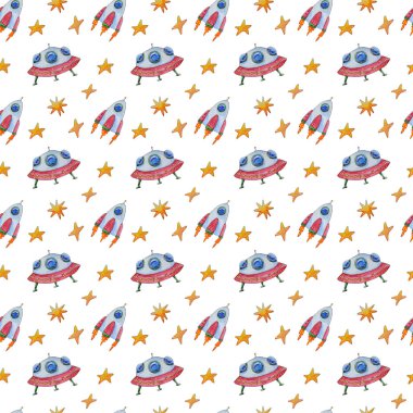 El boyaması suluboya alanı dikişsiz desen.