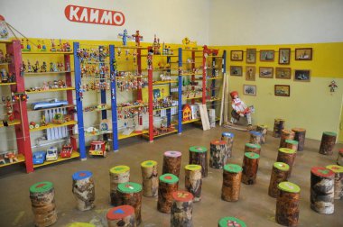 Klimovsk fabrika çocuk Ahşap oyuncaklar. Rus halk ahşap oyuncak