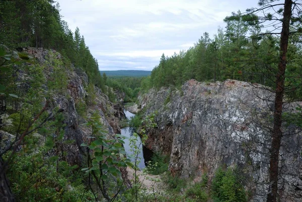 Karelië Één Van Mooiste Meest Mysterieuze Gebieden Van Russia Kandalaksha — Stockfoto