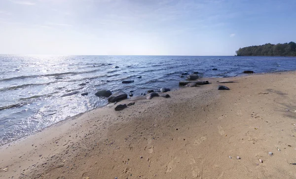 Lago Onega Carélia Norte Rússia — Fotografia de Stock