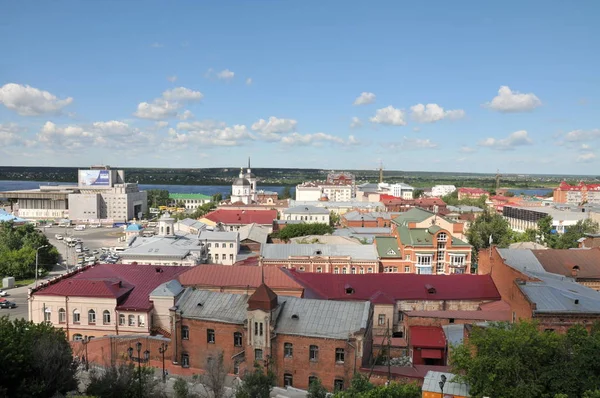 Tomsk Siberische Stad Van Rusland Panorama Van Stad — Stockfoto