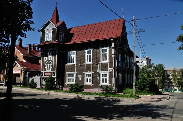 Tomsk Jest Syberyjskiego Miasta Rosji — Zdjęcie stockowe