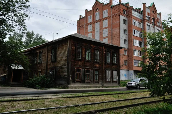 Tomsk ia Siberian city in Russia. — Stock Image Tomsk Siberian City Russia Royalty Free Stock Photos