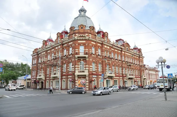 Tomsk Siberische Stad Van Rusland Stockafbeelding