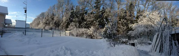  Kırsal kış sabahı