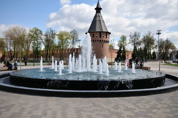 Tula Kremlin City Fountain — Stockfoto