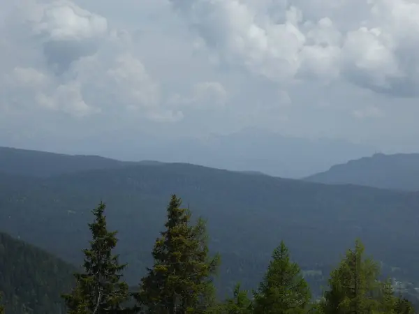 Cima Roccia Panorama Paesaggio Delle Montagne Alto Adige Italia Europa — Foto Stock