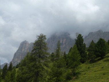 Rock Panorama Manzara tyrol İtalya Avrupa yüksek dağların Zirvesi