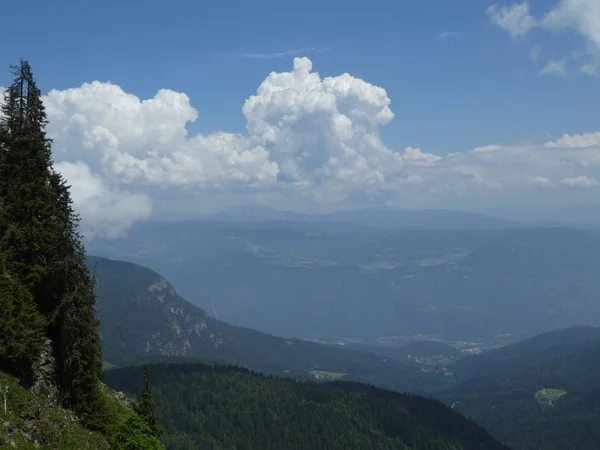 Cumbre Roca Panorama Paisaje Las Altas Montañas Tirol Del Sur —  Fotos de Stock