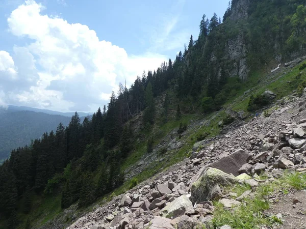 Cumbre Roca Panorama Paisaje Las Altas Montañas Tirol Del Sur — Foto de Stock