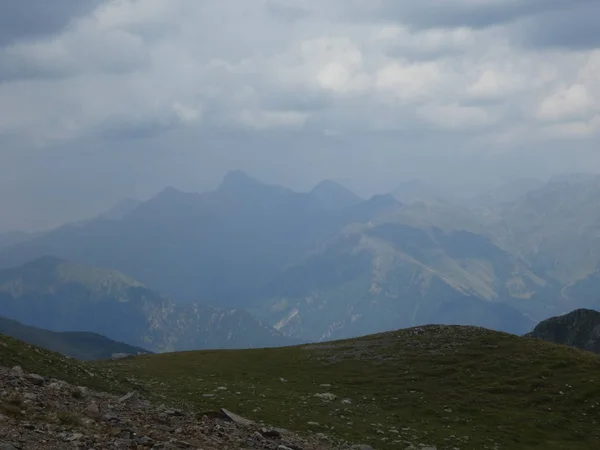 Gipfelfelsenpanorama Landschaft Des Hochgebirges Südtirol Italien Europa — Stockfoto