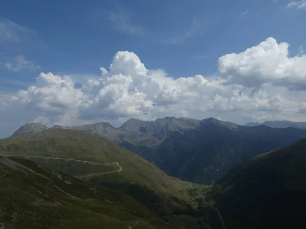 Cume Rocha Panorama Paisagem Das Altas Montanhas Sul Tirol Itália — Fotografia de Stock