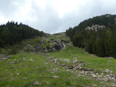 Rock Panorama Manzara tyrol İtalya Avrupa bulutlar kötü hava ile dağların Zirvesi
